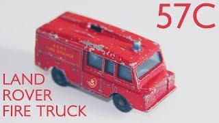 MATCHBOX restoration: No. 57C Land Rover Fire Truck - DIECASTRESTOS