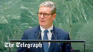 In full: Prime Minister Keir Starmer speaks at the UN General Assembly