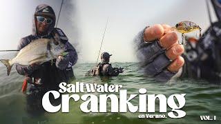 GUIA SALTWATER CRANKING en VERANO - PESCANDO en ZONAS de ARENA | VOL. 1