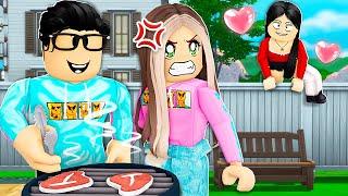 CREEPY Neighbor Has A CRUSH On My BOYFRIEND! (Roblox Bloxburg)