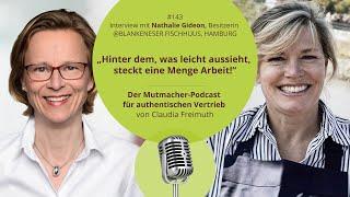 „Hinter dem, was leicht aussieht, steckt eine Menge Arbeit!“ Nathalie Gideon, Blankeneser Fischhuus