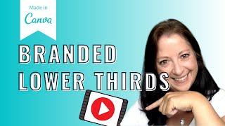 How to Create Animated Lower Thirds FREE with Canva