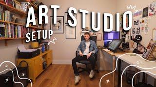 Setting up my Art Studio - Start to Finish