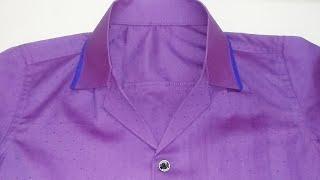 How to make coat collar in shirt