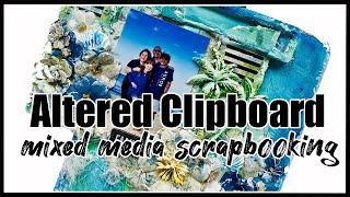 Altered Clipboard- for Scrap Your Heart out Youtube Hop--- Portapapel Alterado