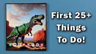 Samsung Galaxy Z Fold 6 - First 25+ Things To Do (Tips & Tricks)