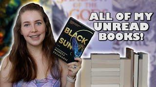 ALL OF MY PHYSICAL UNREAD BOOKS 