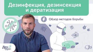 Дезинфекция, дезинсекция, дератизация | Описание и отличия |  СЭС |Дезинфекция от вирусов