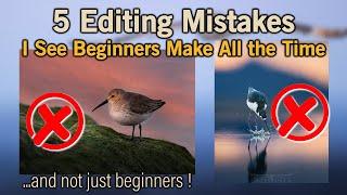 5 Beginner Mistakes When Editing Photos