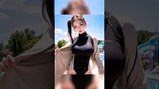 [AI Beauty] ( swimming suit version ) using stable diffusion # shorts #shortsadoptme #beauty