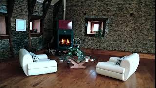 #68 The cozy aesthetic view of the gallery along with thunderstorm sound refresh your mind