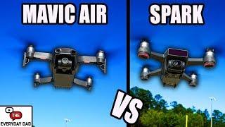 DJI Mavic Air VS DJI Spark!  What's the BEST BEGINNERS DRONE YOU can buy?!