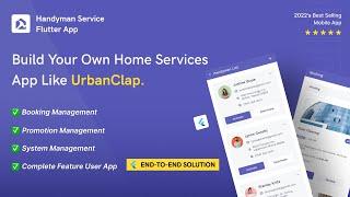 Handyman: Build Your Own Home Service App Like UrbanClap | Iqonic Design