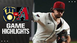 Brewers vs. D-backs Game Highlights (4/13/25) | MLB Highlights