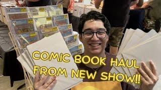 Comic Book Haul From A New Show And From Inside A Comic Shop!!