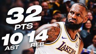 LEBRON JAMES TAKES OVER WITH 32-PT TRIPLE-DOUBLE   | October 26, 2024