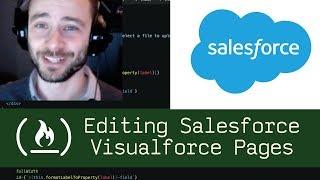 Editing Salesforce Visualforce Pages - Live Coding with Jesse