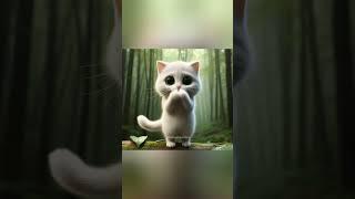 cat chased by dinosaur #cat #cats