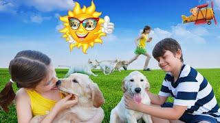 THE PUPPY SONG | Animal Songs | Songs for Children by Martin and Miriam
