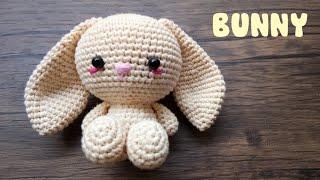 DIY Adorable Amigurumi Bunny with Long Ears Crochet Doll Tutorial