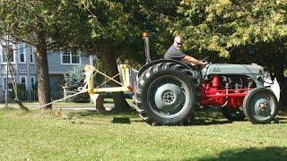 Hauling out Shrubs with the Ford 8N farm tractor