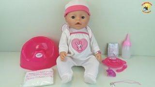 Baby Warm – обзор куклы. Кушает, плачет и купается (аналог Baby Born) / Toys for girl. Videos Doll