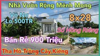 Gặp Biến Cố Lớn_Anh 5 Bán Lỗ 500Tr Nhà Vườn 306m2 Thổ Cư Đường Lớn 830 Nối Liền Chợ BÌNH CHÁNH.