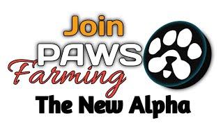 PAWS Airdrop, The New ALPHA || Backed by DOGS & NOTCOIN || The Trending Project