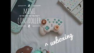 Unboxing | Cute Mint Green Mini Controller for Switch [CYBER SWITCH /CYBER GADGET]