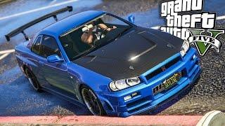 PojzPlaza - นิสสัน สกายไลน์ GTR R34 GTAV (GTR R34 mod)