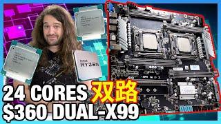 24 Cores, 48 Threads for $360: Dual-X99 Jingsha Motherboard vs. AMD R9 3900X