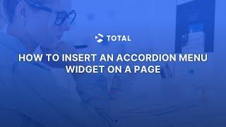 Add an Accordion Menu Widget on a Page in Total WordPress Theme