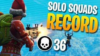 36 KILLS SOLO vs. SQUADS Personal Record (Fortnite Battle Royale)