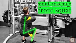 Smith Machine Front Squat