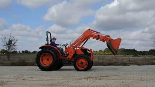 65hp Kubota M6040 Tractor with loader Hydraulic Shuttle Shift Transmission 4x4