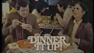 Dinner It Up At Wendy's! Commercial 1980