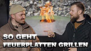 So grillt man mit der Feuerplatte richtig! - Feuerplattengrill Anleitung ft. @PaschaTV