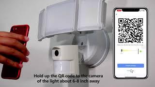 Installation guide | 55W Smart LED Motion Sensor Camera Floodlight