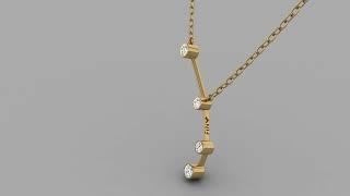 Aries – Zodiac Constellation Celestial Jewelry Necklace for Juniors