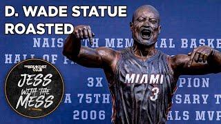 Fans Roast Dwyane Wade Statue After Unveiling, Shaq Receives Backlash Over Angel Reese's Comments