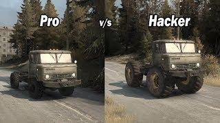 Spintires Mudrunner Pro vs Hacker