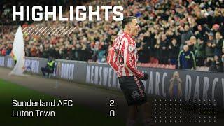 Le Fée Scores Screamer | Sunderland AFC 2- 0 Luton Town | EFL Championship Highlights