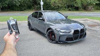 2024 BMW M3 Competition: Start Up, Exhaust, Test Drive, Walkaround, POV and Review