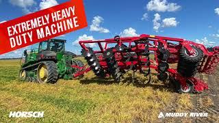 Horsch Tiger 6MT for Tillage, Mixing Residue and Cultivation in one pass.