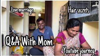 Q&A with mom | Love marriage, Hair secrets etc |Candid conversations while making appalu | nayalooks