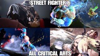 Street Fighter 6 - All Critical Arts 4K (DLC Included)