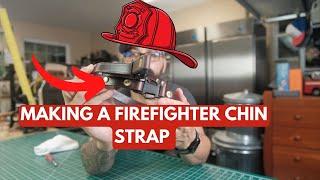 Making a Firefighter Chin Strap | ASMR