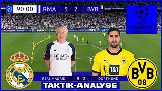 Guter Matchplan, dann vercoacht: Real Madrid - Borussia Dortmund (5:2) | Taktik-Analyse