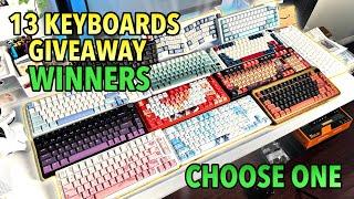 My Biggest New Year 2025 Keyboard Giveaway WINNERS