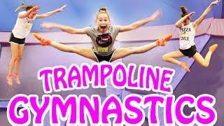 Trampoline Gymnastics! (Haschak Sisters)